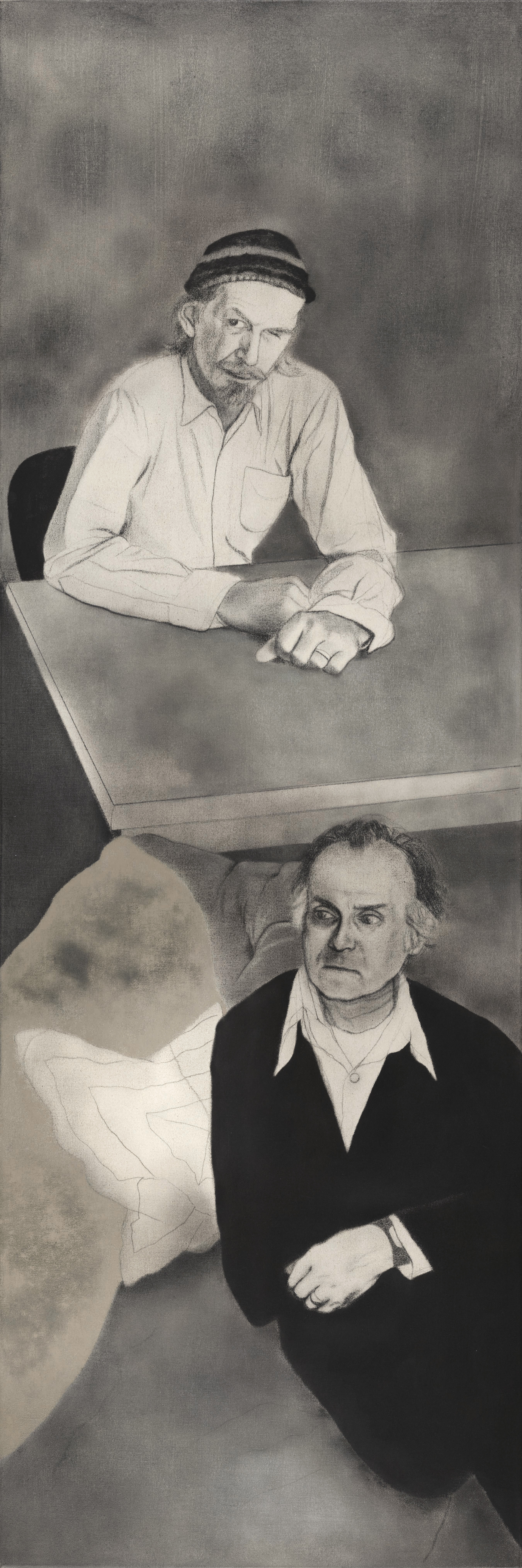 A Visit to London (Robert Creeley and Robert Duncan) - Kitaj